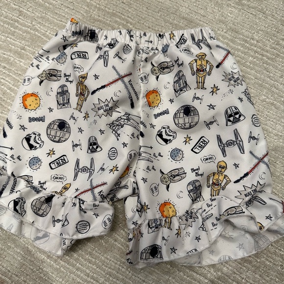 Star Wars matching set toddler size 3 grey white yoda Princess Leia darth Vader - Picture 8 of 8